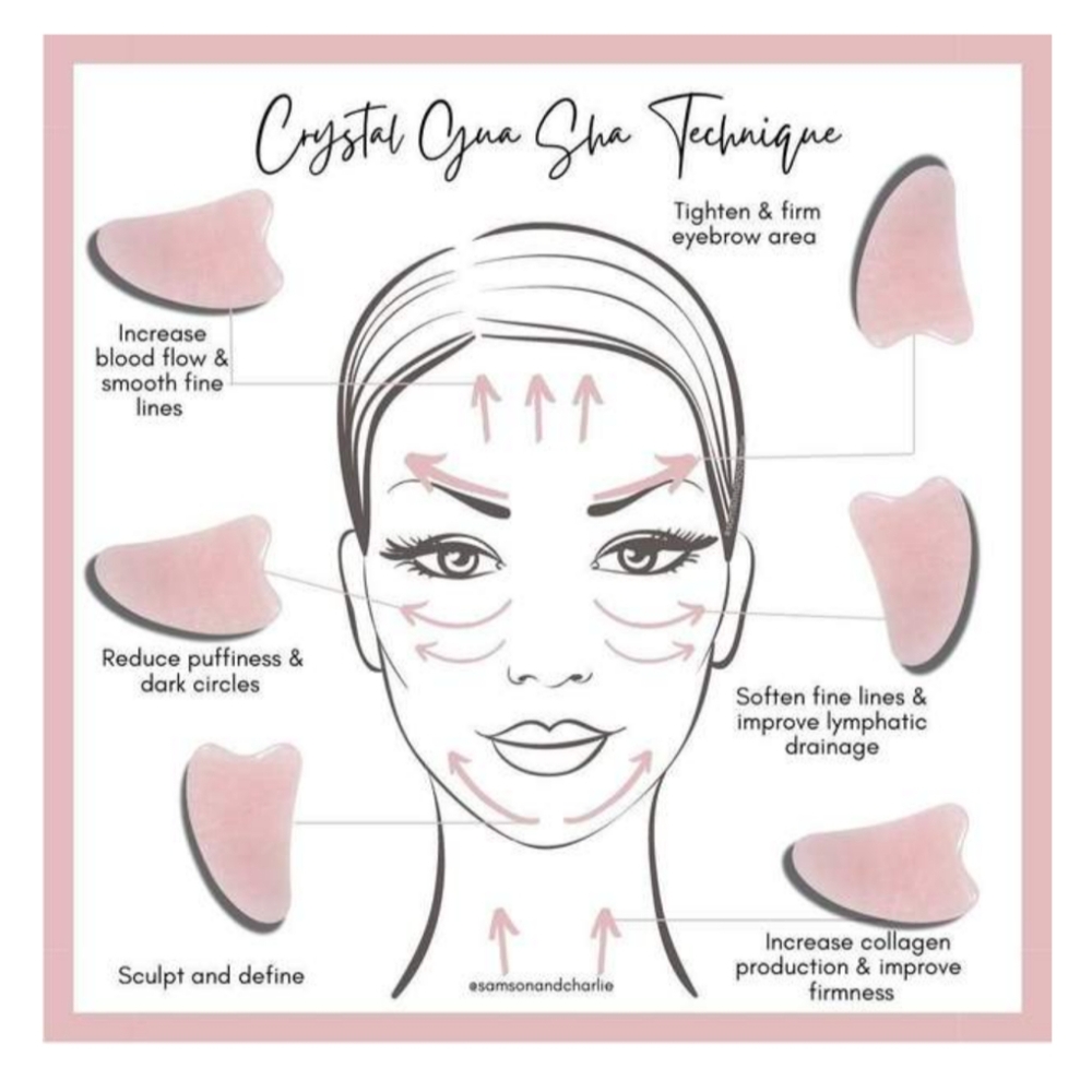 Glowing Skin Gua Sha tool and sample of face serum - Picture 4 of 4